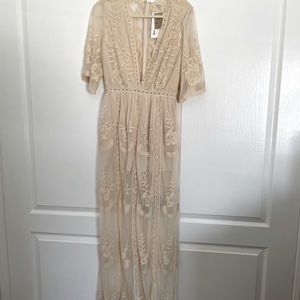 Spool 72 lace dress with shorts, NWT